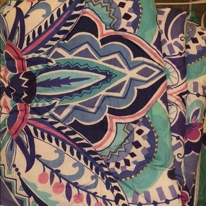 double sided pottery barn bed spread!!